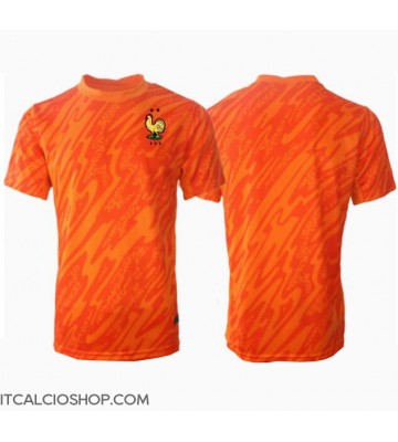 Francia Portiere Seconda Maglia Europei 2024 Manica Corta